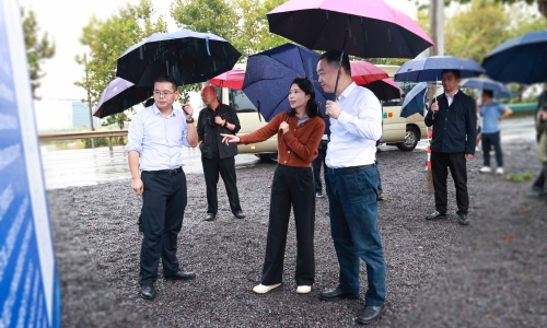 嘉興市委常委、常務(wù)副市長顏海榮蒞臨桐昆項目地調(diào)研